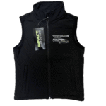 KIDS IMPACT SOFTSHELL GILET TWINCAM - BLACK