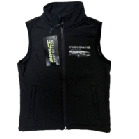 KIDS IMPACT SOFTSHELL GILET TWINCAM - BLACK