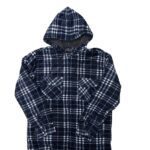MEN'S FLEECE LINED HOODED SHIRT JACKET