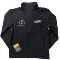 MEN'S BLUE TRACTOR SOFTSHELL JACKET - BLACK