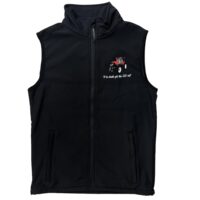 MEN'S BLACK IMPACT SOFTSHELL GILET - RED 220 TRACTOR