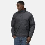 MEN'S REGATTA ECO DOVER WATERPROOF JACKET - SEAL GREY