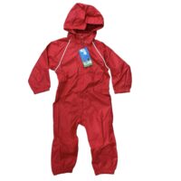 KIDS SPLASHAWAY COVERALL - RED