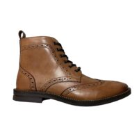 MEN'S CATESBY BROGUE LACE BOOT - TAN