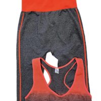 LADIES VEST AND LEGGINGS SET - ORANGE