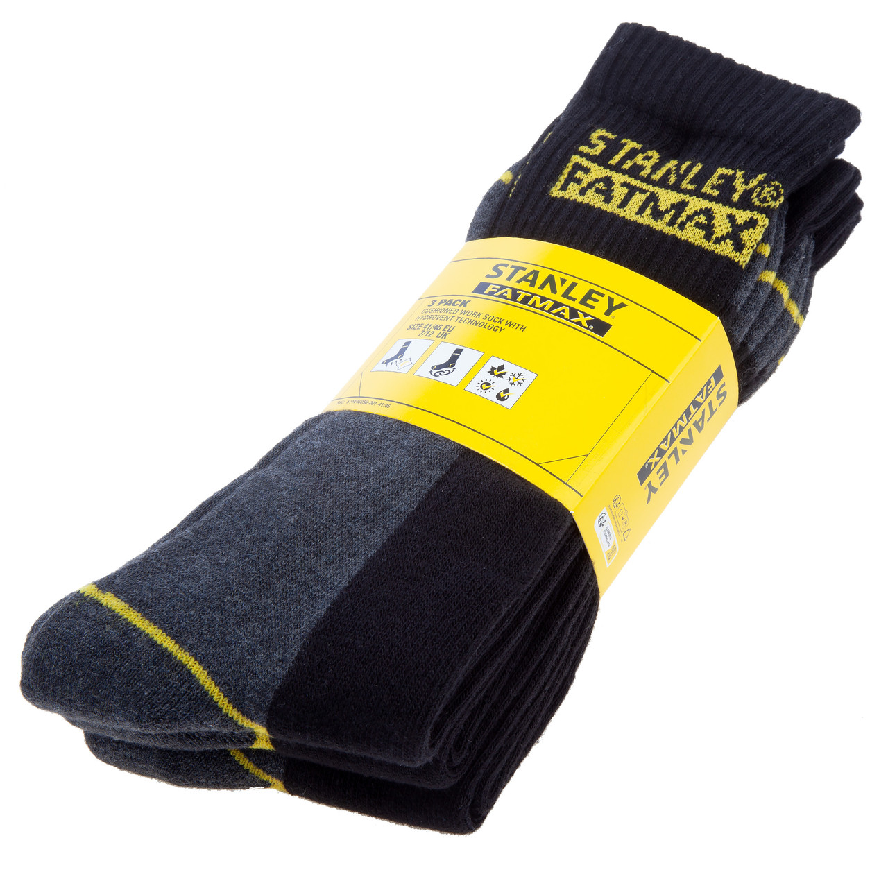 STANLEY FATMAX 3PK WORKWEAR SOCKS