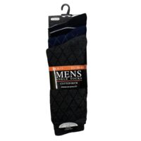MEN'S 3PK COTTON RICH ANKLE SOCKS