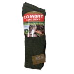 3PK COMBAT LONG SOCKS - GREEN