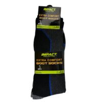 IMPACT 3PK EXTRA COMFORT BOOT SOCKS