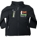 KIDS IMPACT SOFTSHELL JACKET - BLACK COUNTRY LIFE