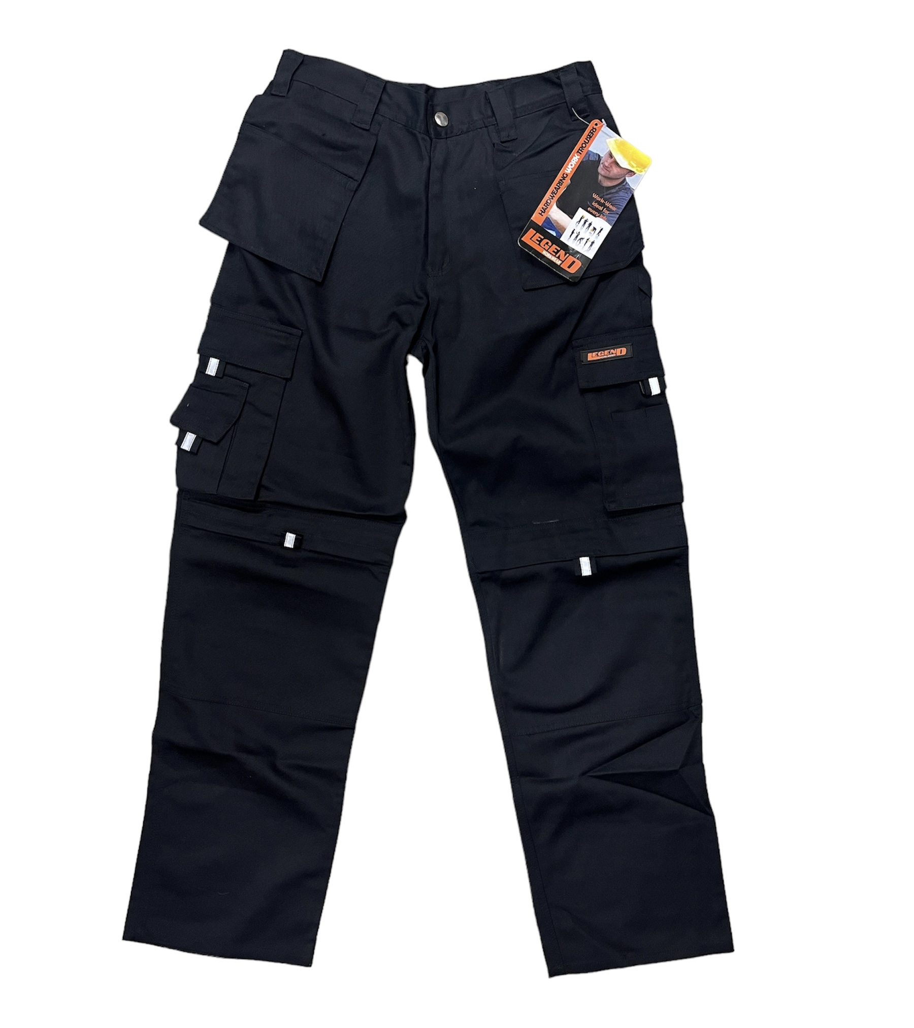 LEGEND TROUSERS - LG001 BLACK REG