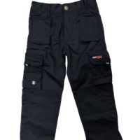KIDS TUFF STUFF WORK TROUSERS - BLACK