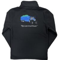 ADULTS NEW IMPACT SOFTSHELL - BLUE TRACTOR AND TRAILER JACKET