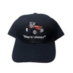 RED TRACTOR HAT - BLACK