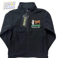 KIDS CALF COUNTRY LIFE JACKET - BLACK