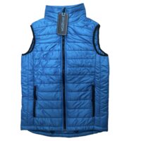 MEN'S AVIATOR QUILTED GILET - TURQ