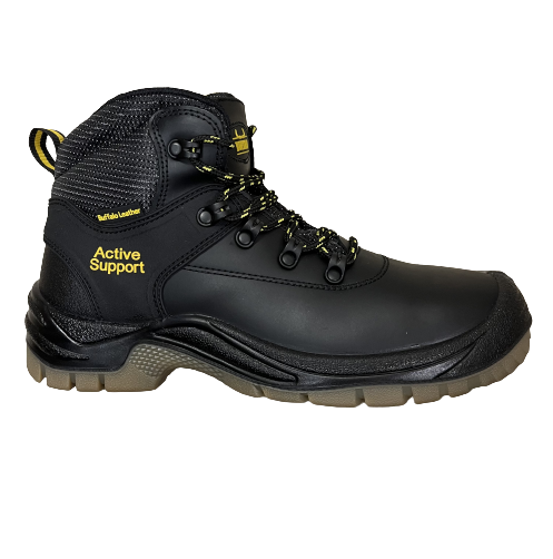 ME-149 Lace Support Safety Boot - Black