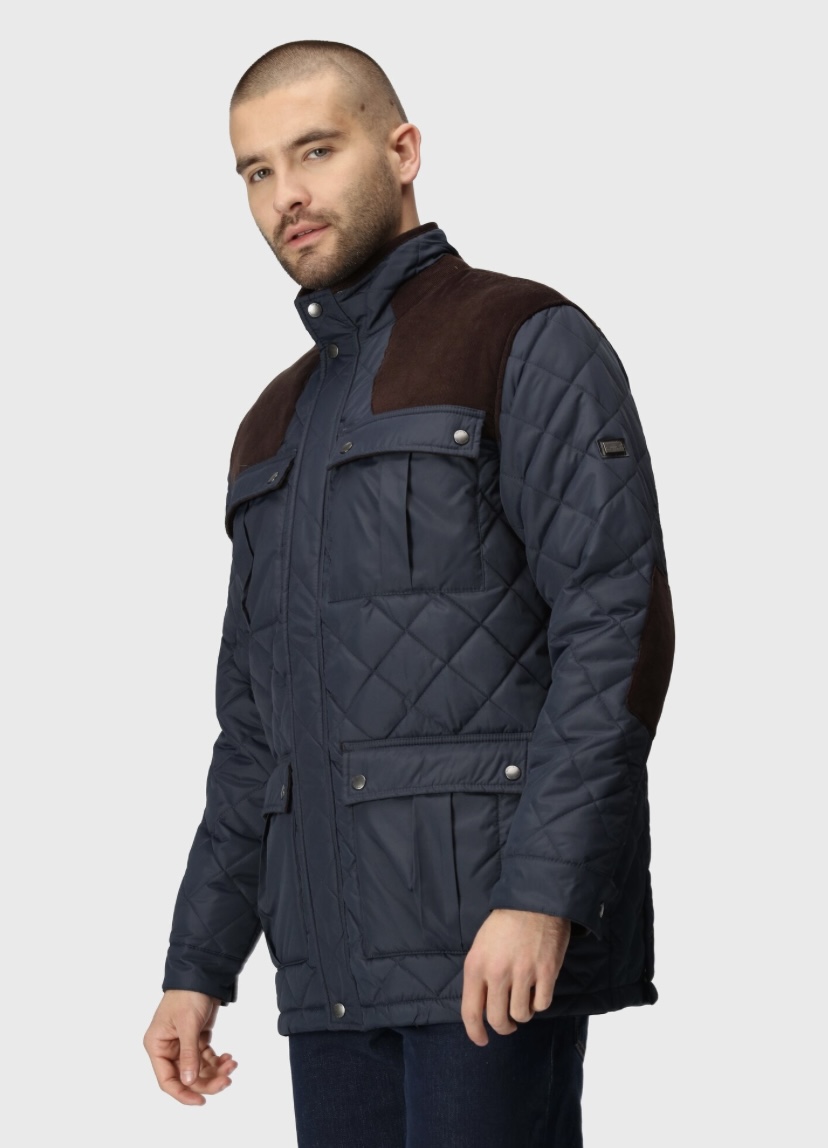 MEN'S PADBURY QUILTED JACKET - NAVY