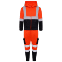 KIDS HI-VIS SAFETY REFLECTIVE TRACKSUIT - ORANGE