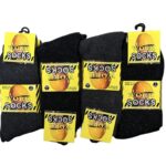 MEN'S 12PK WORK SOCKS - BLK/NVY/GREY