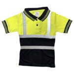 KIDS POLO TWO-TONE SHORT SLEEVE - YELLOW