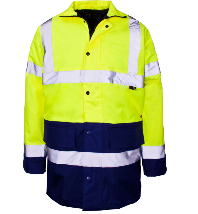SUPER TOUCH HI-VIS STANDARD PARKA - YELLOW