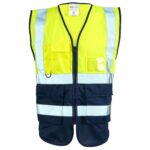 HI-VIS EXECUTIVE VEST - YELLOW