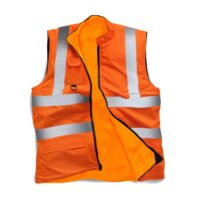 Standsafe Hi Vis Fleece Bodywarmer - Orange
