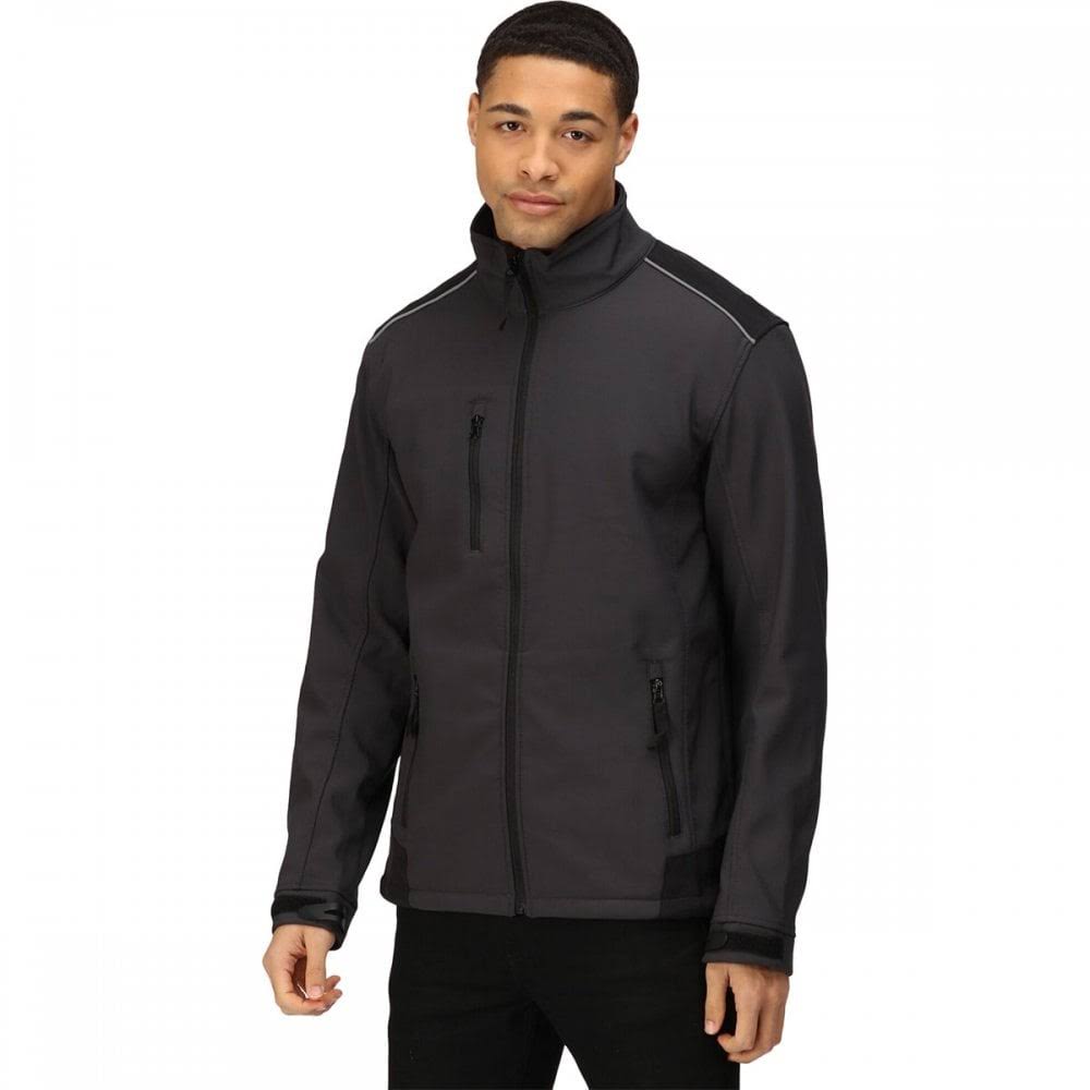 REGATTA SANDSTORM SOFTSHELL JACKET - GREY